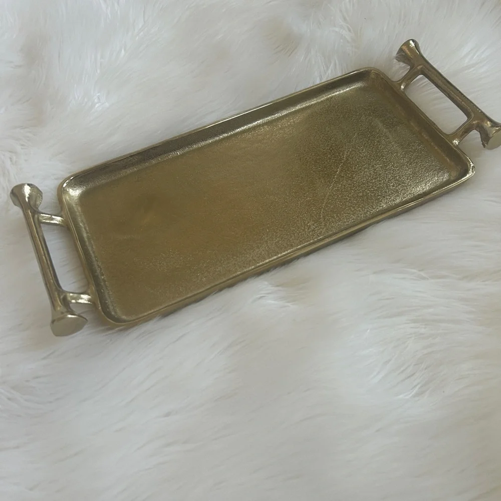 New! Elegant Gold toned Tray